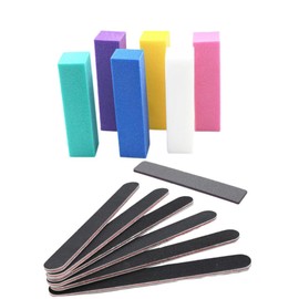 Mikinona Essential Nail Art Tools 13pc Set Includes Sanding Block Files Drill Bands Ideal for Beginners