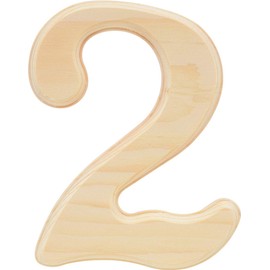 Hillman 847323 Pine House Number 2, 6.5-Inch Wood