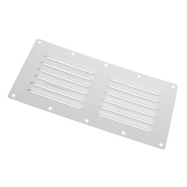 TEHAUX Stainless Steel Vent Cover for Grille Louvered Design Ventilation Outlet Wall Vent Panel Optimizes Air Circulation Easy to Install for Home and Commercial Use