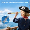 Laupha Pirate Telescope Vintage Monocular 25x30 Telescope Small Portable Kids