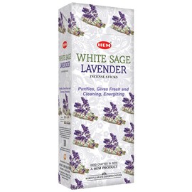 HEM - White Sage Lavender & Copal Palo Santo- Incense Sticks |Pack of 2 Boxes |Total 240 Sticks|