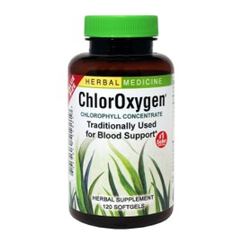 Herbs Etc. ChlorOxygen Chlorophyll Concentrate - Aids Healthy Blood Circulation - High-Altitude Environment Support - Energy Support - 120 Softgels (120 Servings)