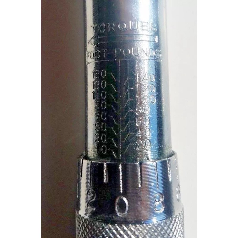 Pittsburgh Automotive Torque Wrench 1/2" Inch Snap Socket Professional Drive