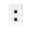 BOPLAT 2 Port Ethernet CAT7 Wall Plate Female to Female