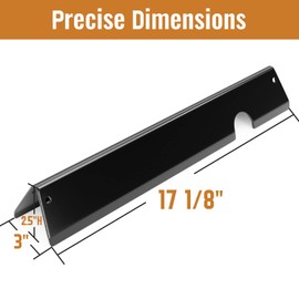 17-Inch Flavorizer Bars for Weber Genesis II E-310 E-315 S-335, for weber genesis 2 grill parts replacement, Genesis II/LX 300 Series (2017 and Newer) Grill Parts, Porcelain-enameled, 66032, 5-Pack