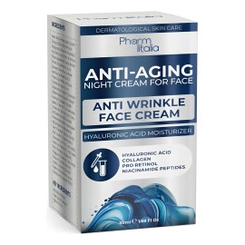 Crema Facial Italiana-noche Antienvejecimiento, Pharmlitalia Madura Noche