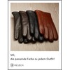 AKAROA ESTD 2019 DAN Men's Leather Gloves, Touchscreen Function, Italian