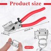 Keychain Hardware Set, 100Pcs Key Fob Hardware 1 Inch with