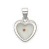 JewelryWeb 925 Sterling Silver Solid Polished Enameled With MuStard Seed