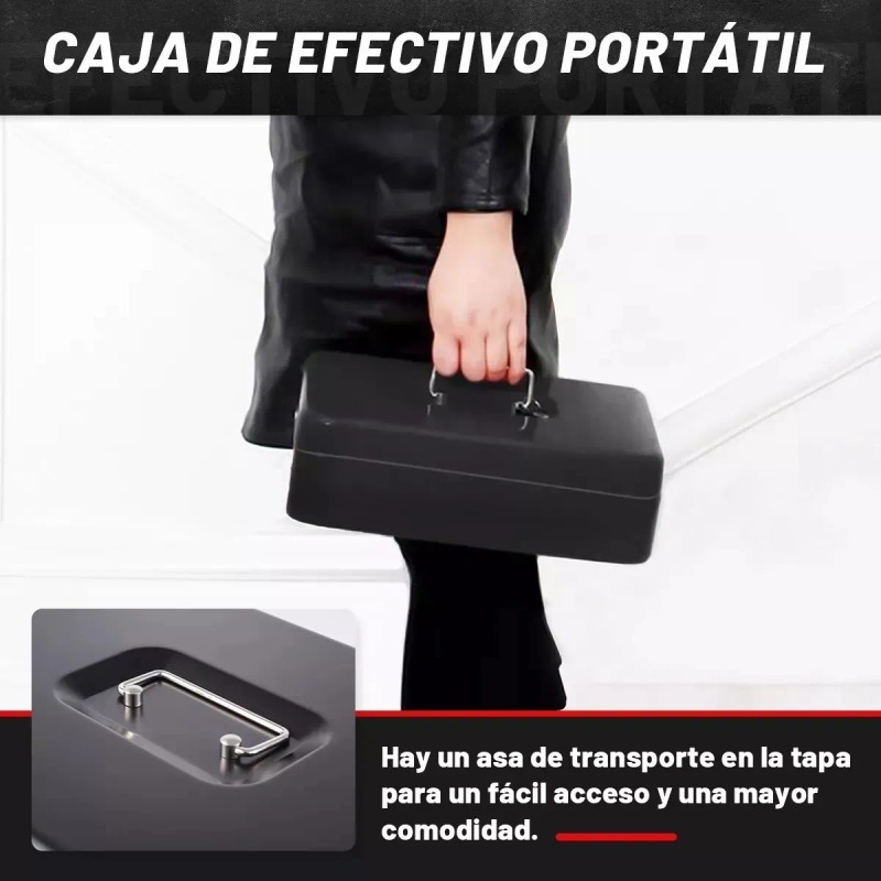 INSMART CASA Caja De Dinero Capas De Metálica Caja De