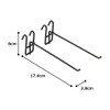 Iris Ohyama MPA-F15 Mesh Panel Hook, 5.9 inches (150 mm),