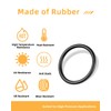 Rubber O Rings Assortment Kit, Fits for CAT Caterpillar Excavator,