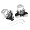 2Pcs Universal Iron Car Hood LED Work Light Bracket Off