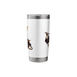 Dog Ramen Kimono Artwork Japanese Noodles Dog Ramen Bowl Stainless Steel Insulated Tumbler