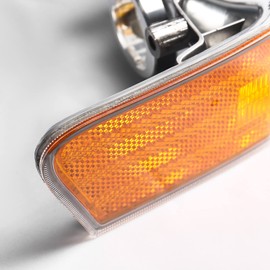 FIONE Front Turn Signal Light Cover Side Marker Corner Lamp Lights blinker lens for Jeep Patriot 2007 2008 2009 2010 2011 2013 2014 2015 2016 2017 Accessories Passenger Right RH 68004180AC CH2527102