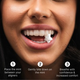 StarMintz - Clear Aligner Mints - Edible Alternative to Aligner Chewies - Xylitol Mints for Dry Mouth - Spearmint (1 Pack)