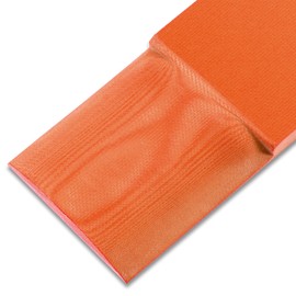 EZSMITH G10 Handle Making Sheet - (Hunter Orange) - (3 x 12 x .187 Inches) - (USA Made) - for Knife & Tool Handles, Gun Grips, Inlays, Art Projects