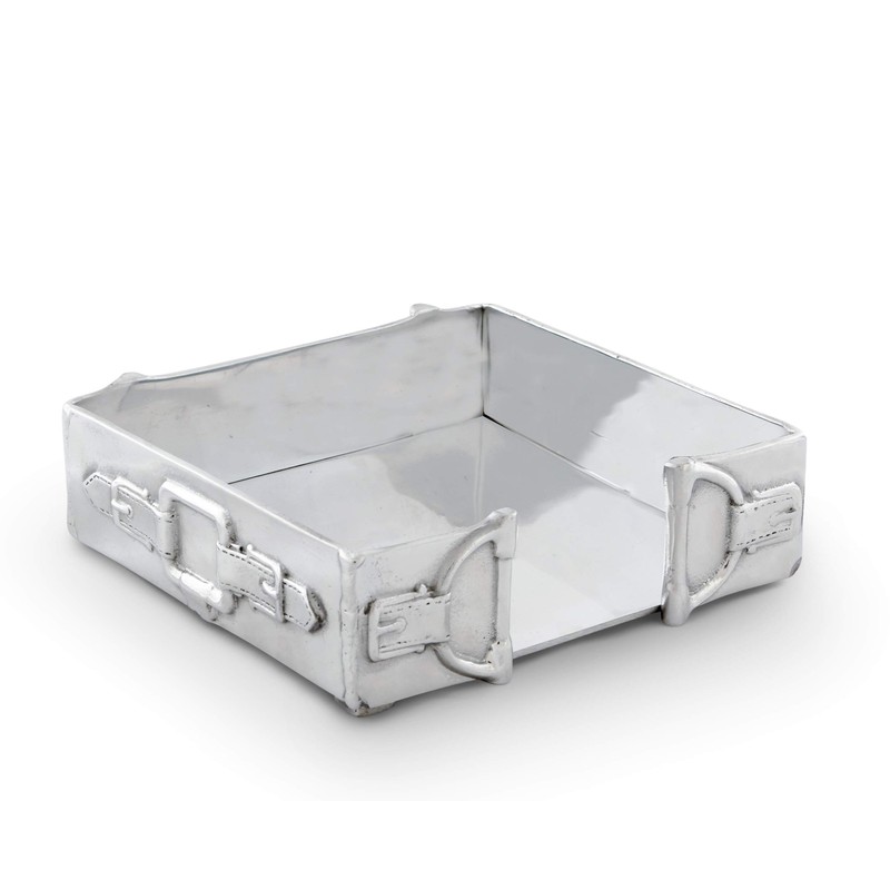 Arthur Court Designs Equestrian Luncheon Napkin Box by Arthur Court