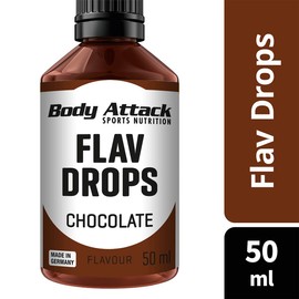 Body Attack Flav-Drops, Aroma for Food, Sugar Free, Calorie Free, Vegan