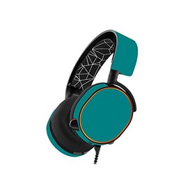 MightySkins Skin Compatible with SteelSeries Arctis 5 Gaming Headset - Solid Teal | Protective, Durable, and Unique Vinyl Decal wrap Cover | Easy to Apply, Remove, and Change Styles | Made in The USA