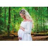 AIIKES 10x8ft Green Spring Backdrop Jungle Forest Backdrops for Photography