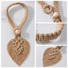 IVEOPPE Tiebacks Boho Curtain Holders, 2 Pieces Curtain Tiebacks Cotton