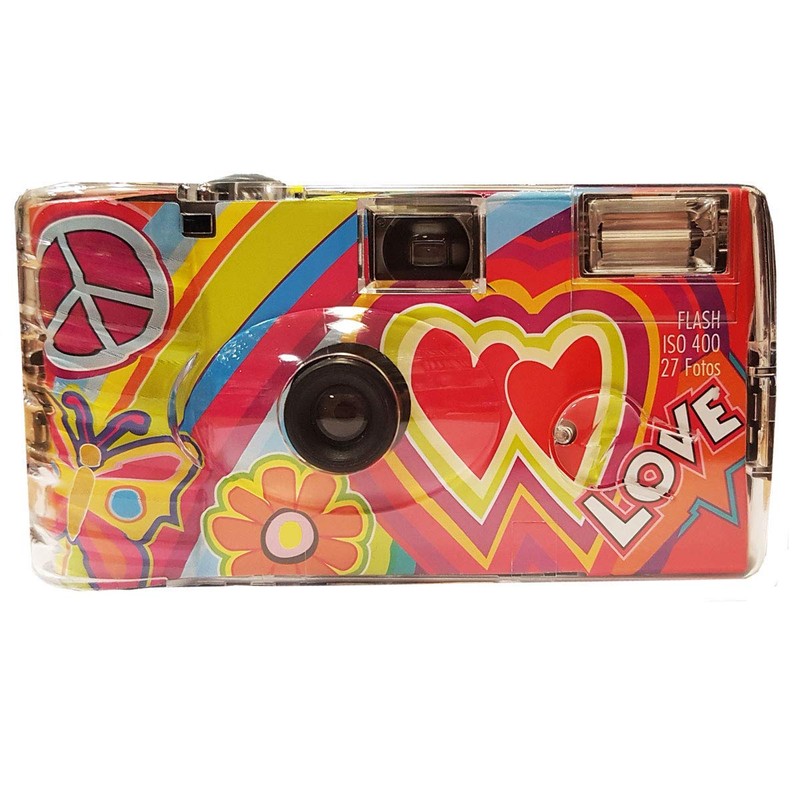 TopShot Love Cult Disposable Wedding Camera (27 Photos, Flash, Pack