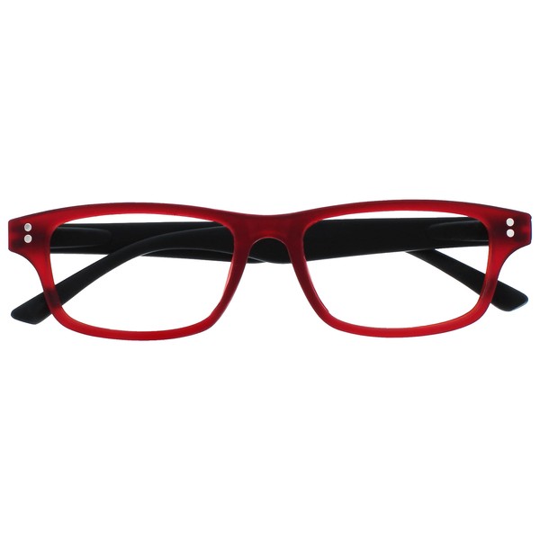 UV Reader Gummiertes Rot Schwarz Kurzsichtig Fernbrille Für Kurzsichtigkeit Herren