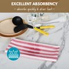 Native Fab Stripe Kitchen Towels - 100% Cotton - 12