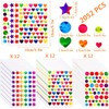 Fyvadio 2052 PCS Star Stickers for Reward, Small Sparkly Holographic