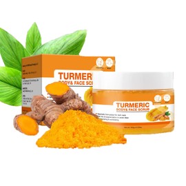 Turmeric Body Scrub,Natural Turmeric Body Scrub for Large Pore