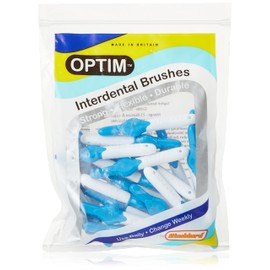 OPTIM Interdental Brushes Pack of 25 Blue 0.6 mm Size 3