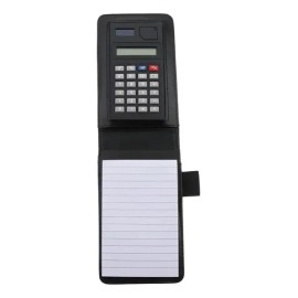 Cuaderno De Notas De Tapa Mini Incluye Una Calculadora Color Negro                                                                                    