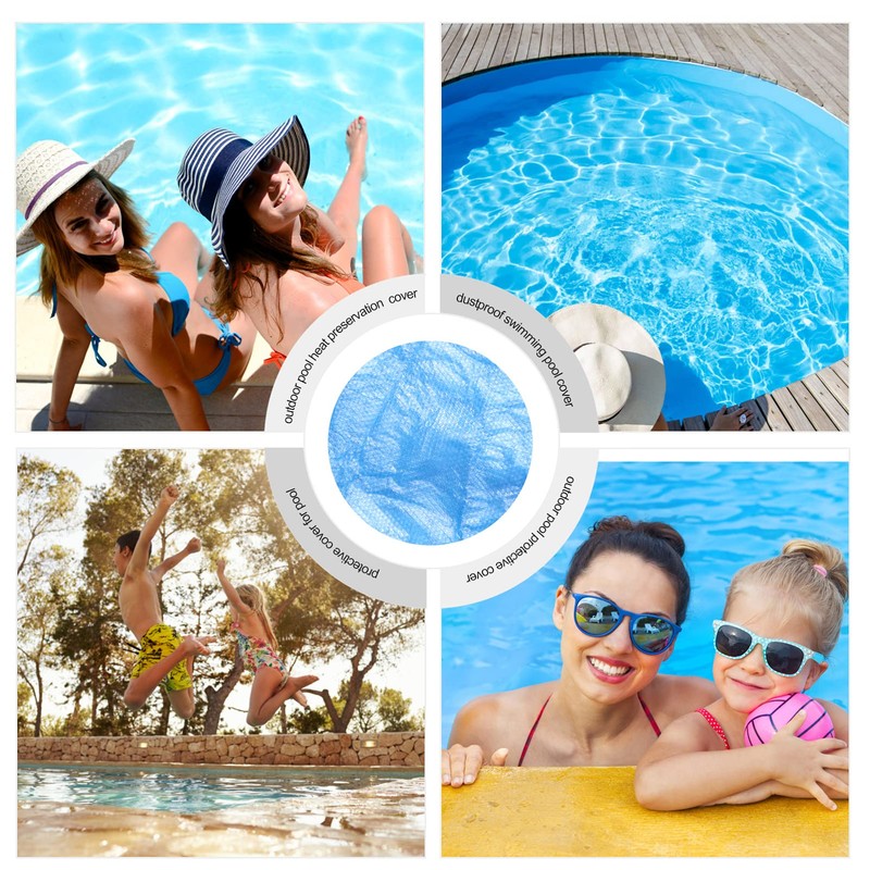 NOLITOY 1pc Outdoor Pool Heat Preservation Cover Pe Bubble Cloth