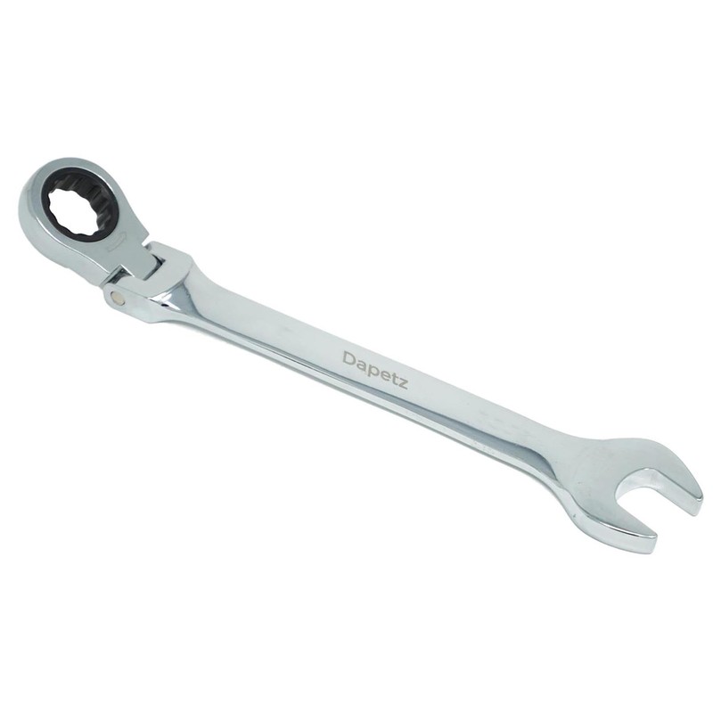 Dapetz ® 18mm Flexible Ratchet Spanner Wrench – Tool for
