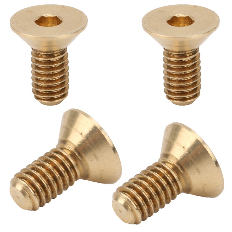 50Pcs Flat Hex Socket Screw Copper Countersunk Head Fastener Hardware