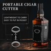 V-Cut Cigar Cutter Stainless Steel Cigar Guillotine Scissors Sharp Blade