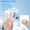 BLMHTWO 30PCS Finger Bandages, Cotton Tubular Finger cots, Elastic Finger