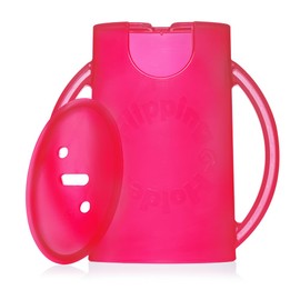 Squeeze Proof Flipping Holder Original for Food Pouches & Juice Boxes - Universal Multipurpose Design - Prevent Messes & Support Self-Feeding - Curved Handles for Easy Grasping - Without Bottom LID