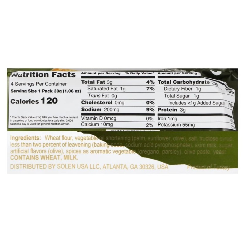 CABE Crackers with Olive and Oregano 2 Pack 4.23 oz