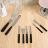 Shimizu Cutlery Mini Spatula, 2.4 inches (60 mm), No.4, Black