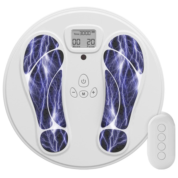 Foot Massager for Neuropathy, Rechargeable TENS & EMS Foot Circulation