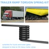 Yubunt 1 Pair Heavy-Duty Trailer Ramp Spring,Trailer Coil Springs Left