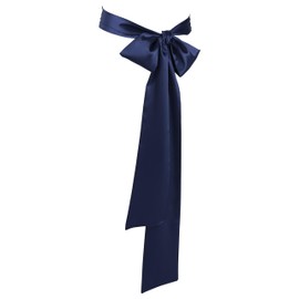 Naibyuki Women Dress Waist Belts Wedding Bridal Satin Sash Belts for Special Occasion Formal Prom Dresses 3.9'' Wide Navy
