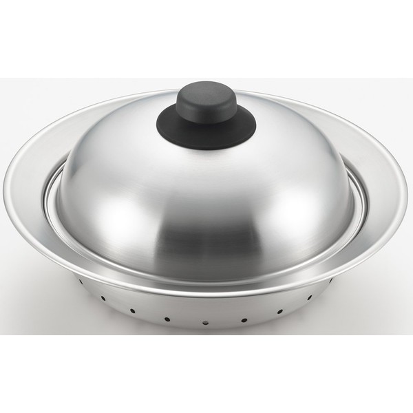 Yoshikawa YJ2302 Steamer, For Pots, 7.9 - 8.7 inches (20 - 22 cm), Steaming Plate, Made in Japan, Stainless Steel, Easy Steaming Plate on a Pot