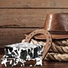 JarThenaAMCS 6 Sheets Cow Print Wrapping Paper -Not Roll- Brown