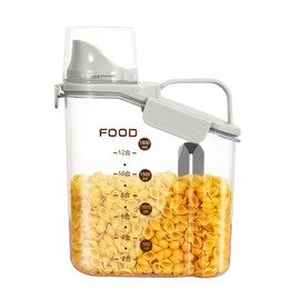 Gokbuy 1PCS Cereal Containers Storage dispenser with Pour Spout, Airtight Food Storage for Kitchen & Pantry Organization and Storage, Dry Food Storage Containers for Flour, Sugar and Cereal