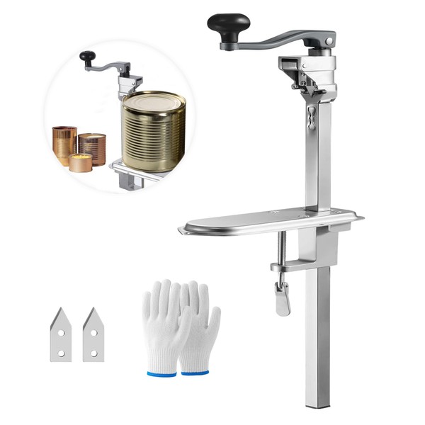 Commercial Can Opener Heavy Duty,27.5” Manual Can Opener for Large