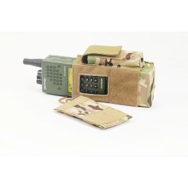 Sirius Survival Tactical Molle Radio Harness, All-Weather Radio Pouch, - Black