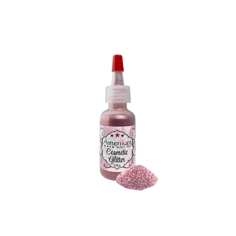 Amerikan Body Art Opaque Glitter - Rose (0.5 oz)